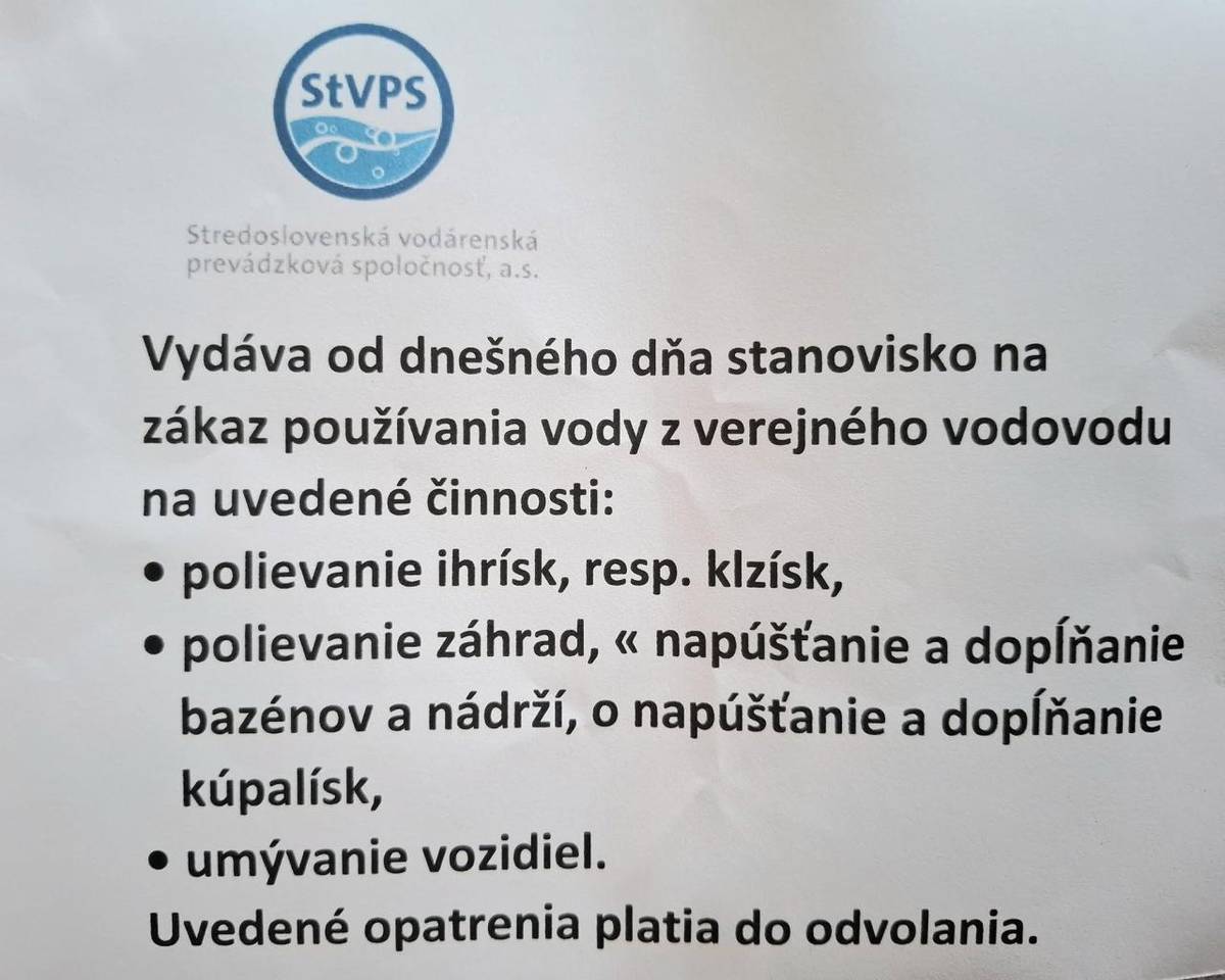 Stredoslovenská vodárenská prevádzková spoločnosť a.s.