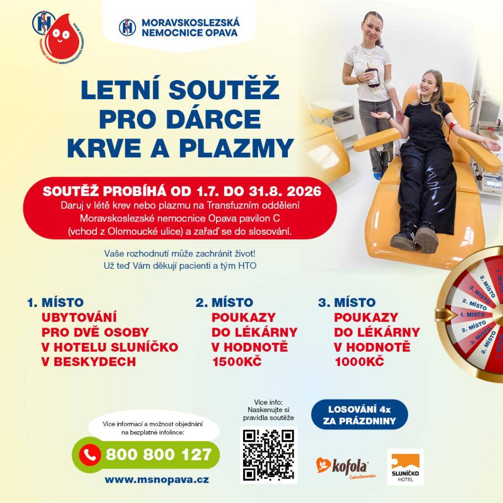 Informace o letní soutěži opavské nemocnice