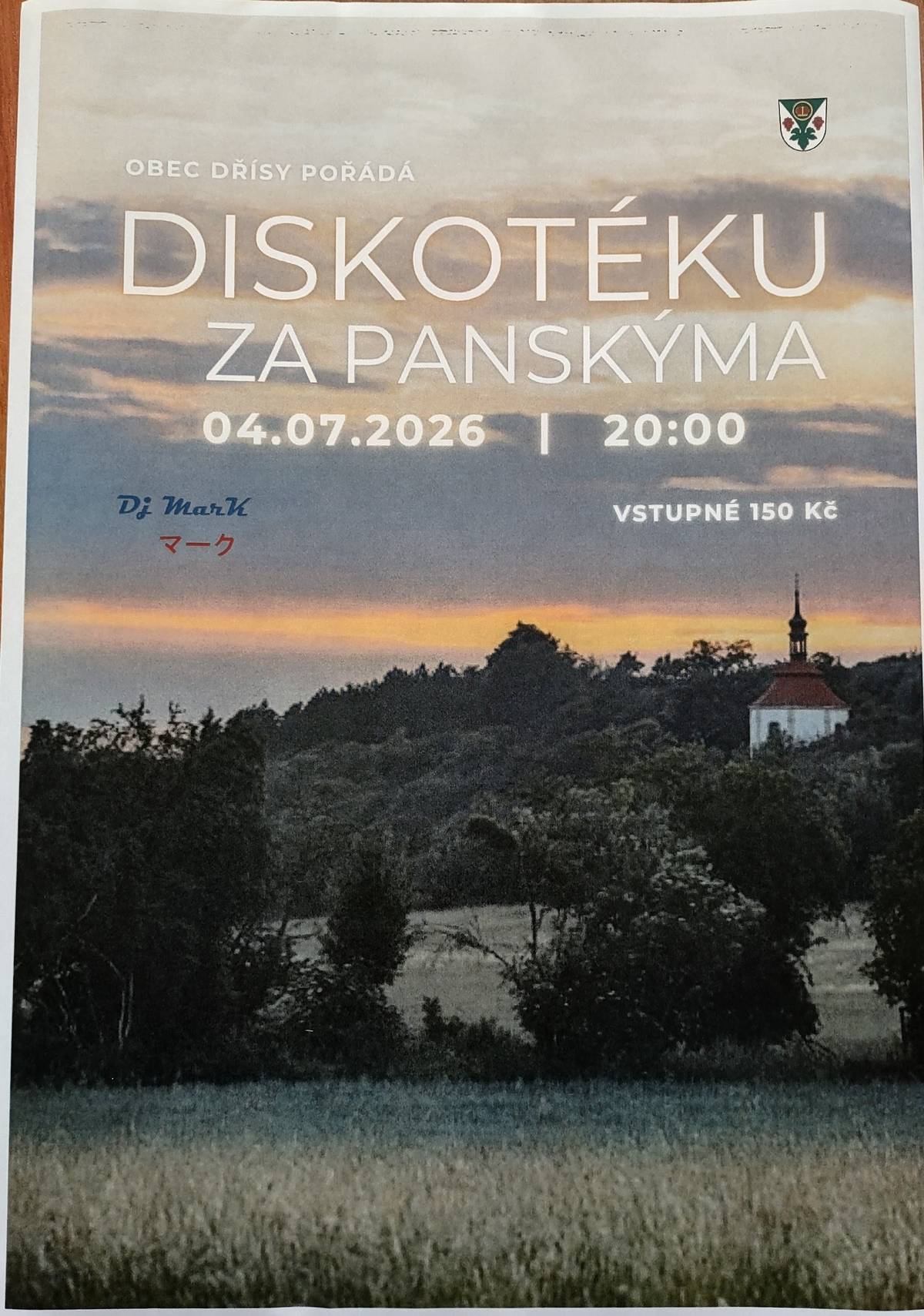 Dobré poledne, víkend před námi - srdečně zveme do Dřís na disco 😉
