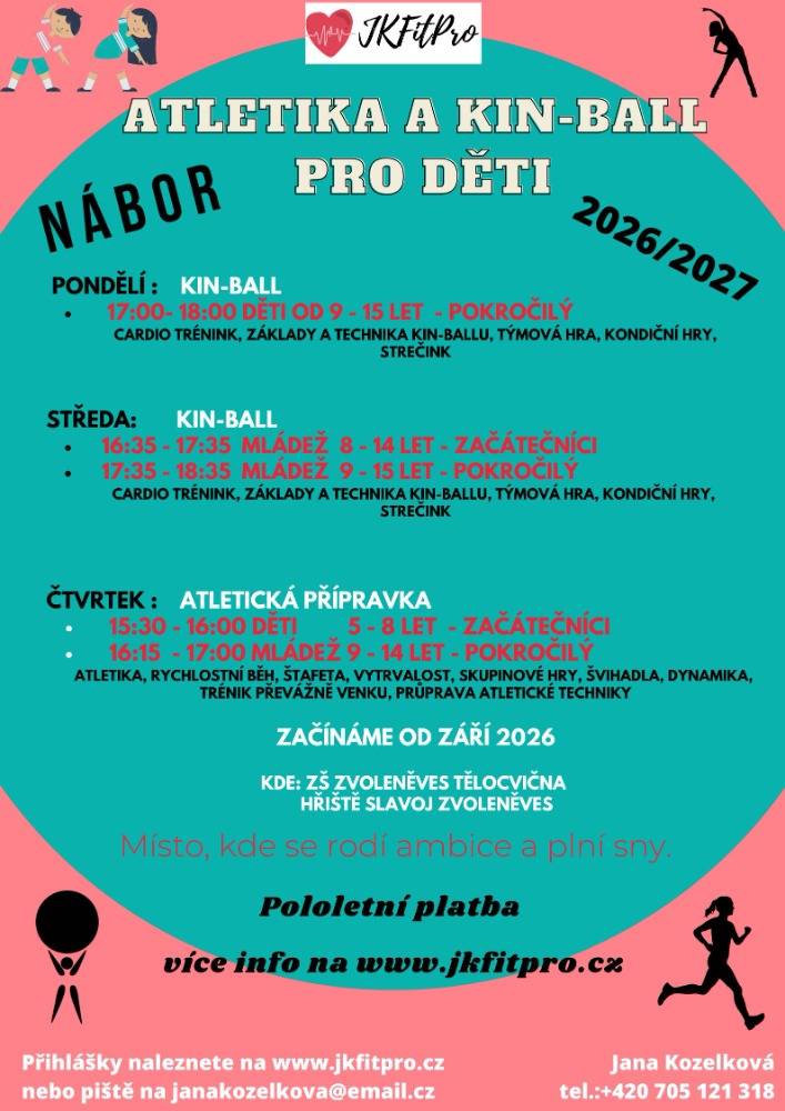 Nabídka sportovních aktivit ve školním roce 2026/2027