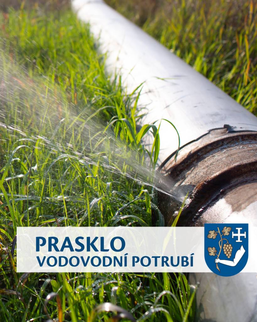 V dolní části Hýsel právě prasklo vodovodní potrubí. Vzniklou situaci už řešíme a na opravě se pracuje. Tato část obce bude proto nyní, bohužel, dočasně bez dodávek vody.