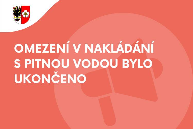 Na základě aktuálního vývoje počasí je možné ukončit dosavadní úsporná opatření v nakládání s pitnou vodou.