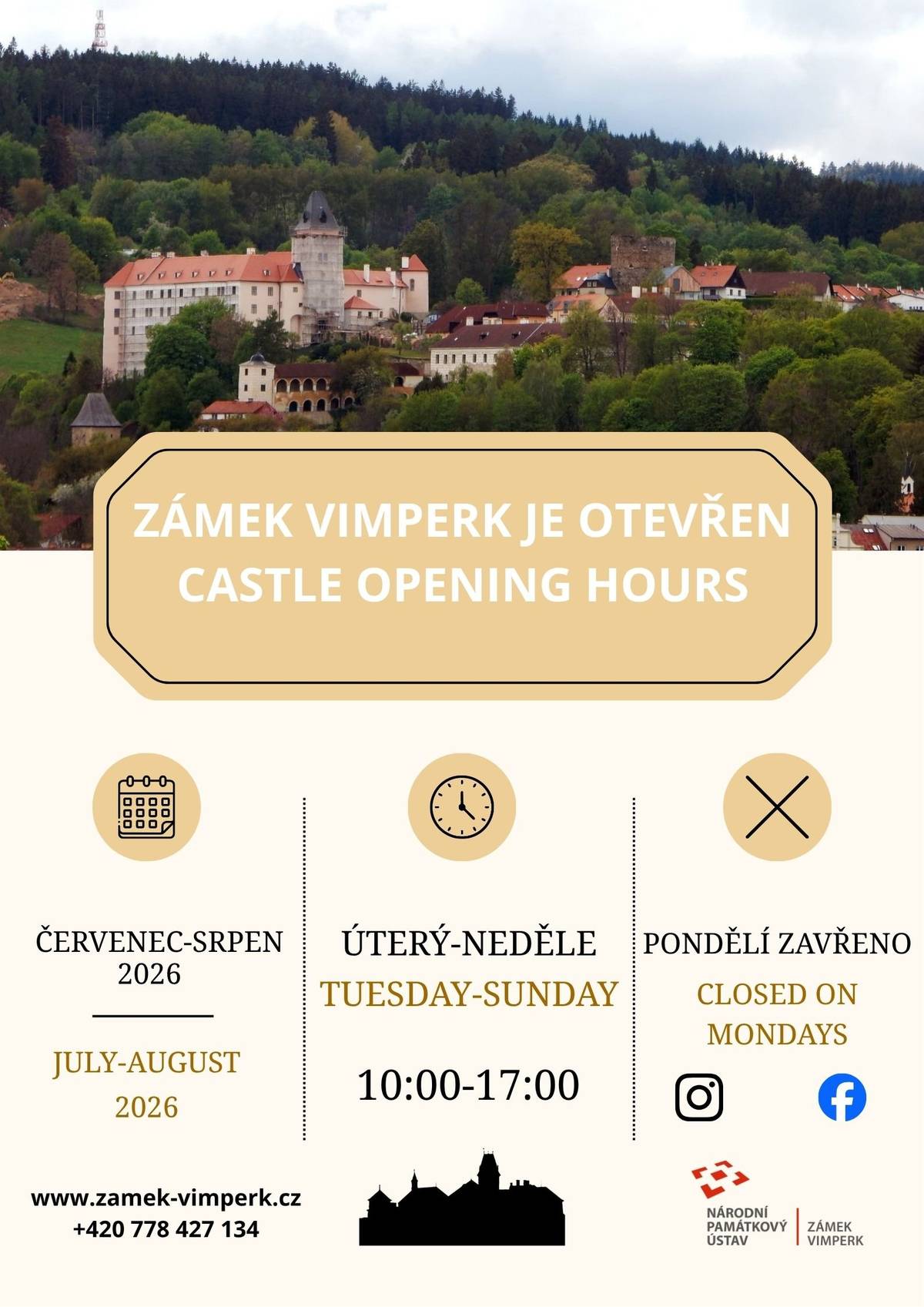 a zámek Vimperk