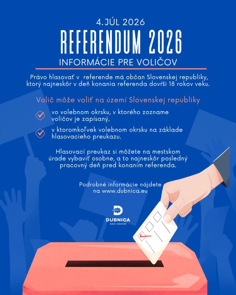 Prezident Slovenskej republiky rozhodnutím č. 60/2026 Z. z. na základe petície občanov prijatej 23. marca 2026 vyhlásil referendum, ktoré sa uskutoční v sobotu 4. júla 2026.