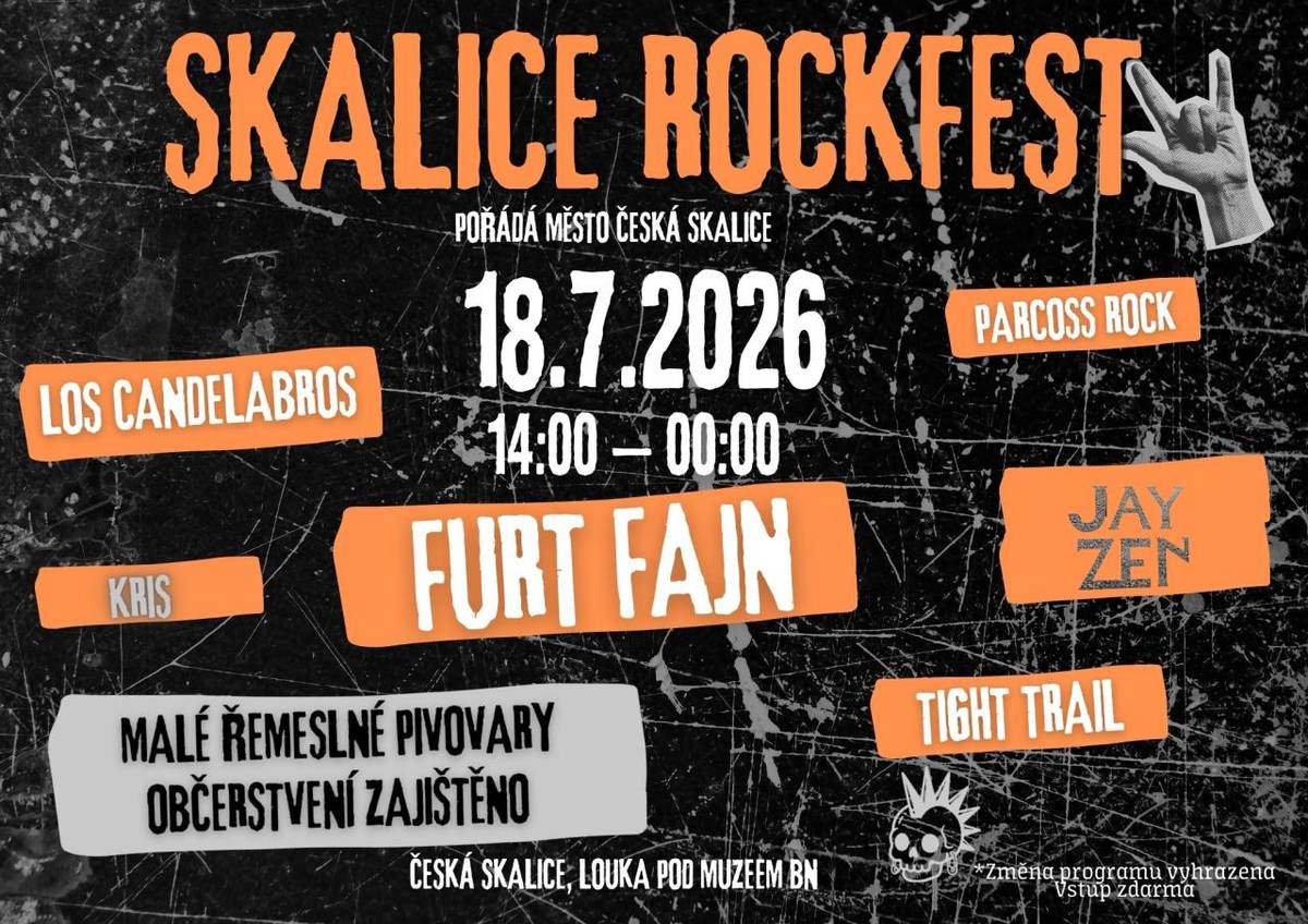 Na pozvánku, kterou připravily skalické kapely se můžete mrknout na YouToube.