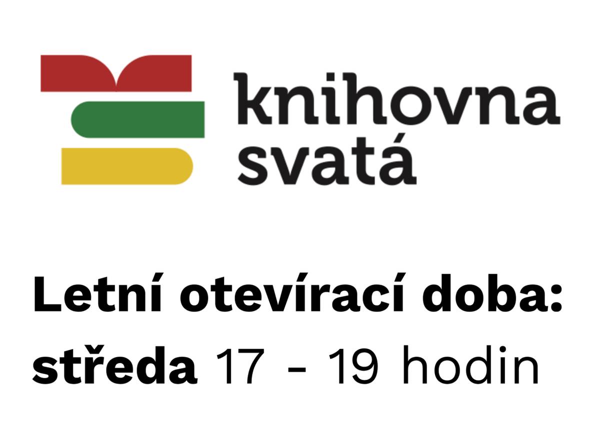 Knihovna Svatá informuje občany o letní otevírací době. Knihovna bude přístupná veřejnosti každou středu od 17 do 19 hodin, což je ideální příležitost pro všechny, kdo si chtějí vypůjčit knihy nebo se ponořit do světa literatury.