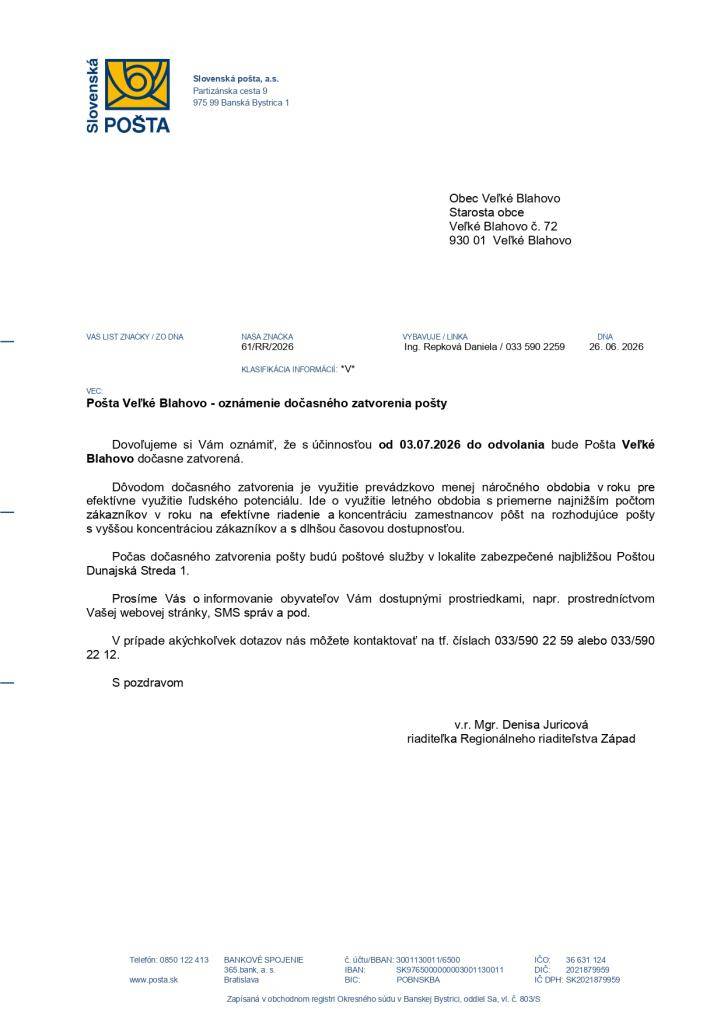 Slovenská pošta