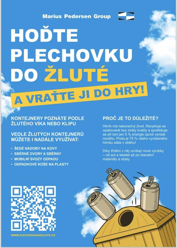 Hoďte plechovku do žluté a vraťte ji do hry