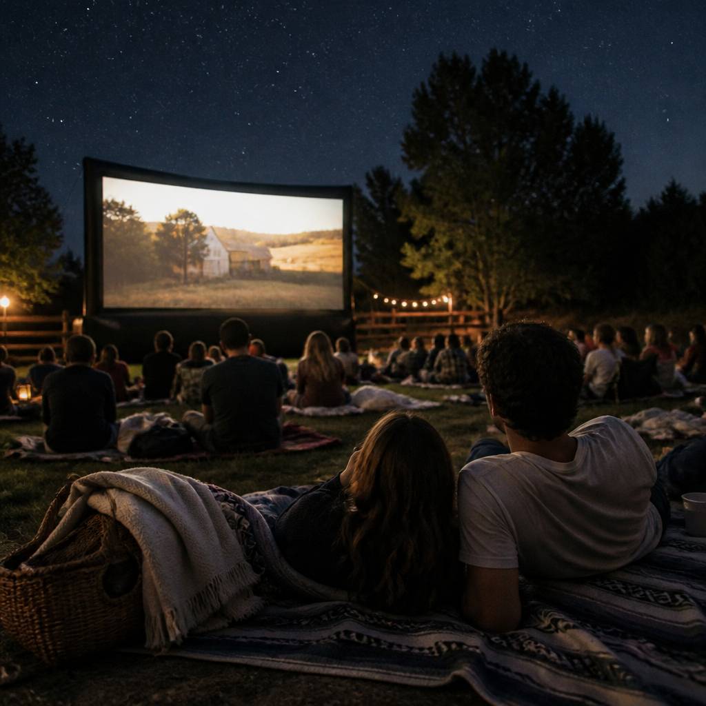 Již tuto sobotu se bude v Dolní Lhotě promítat letní kino.