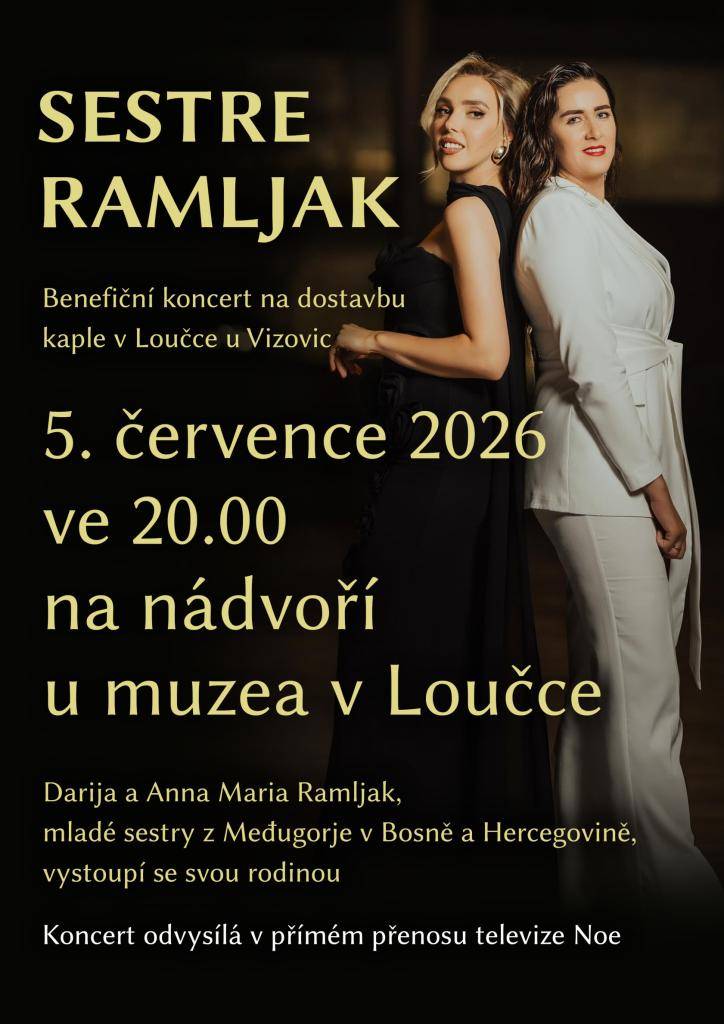 5.7.2026, ve 20:00 na nádvoří u muzea v Loučce