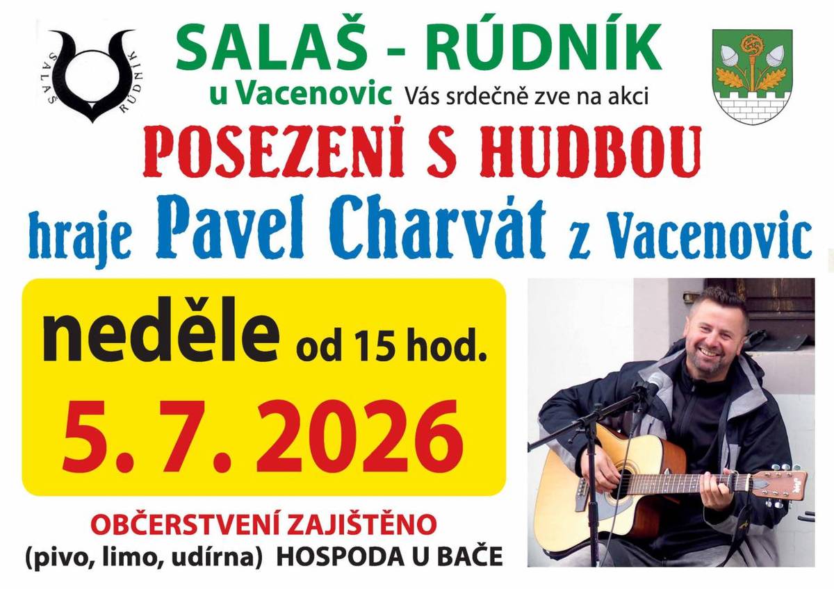 V červenci bude na salaši spousta živé hudby.