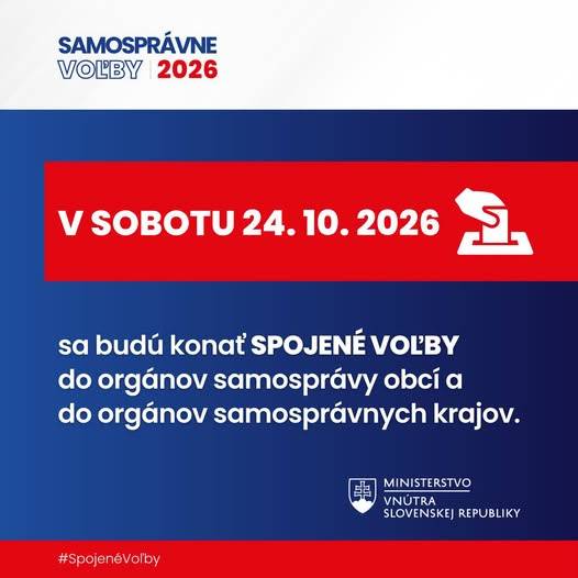 V sobotu 24.10.2026