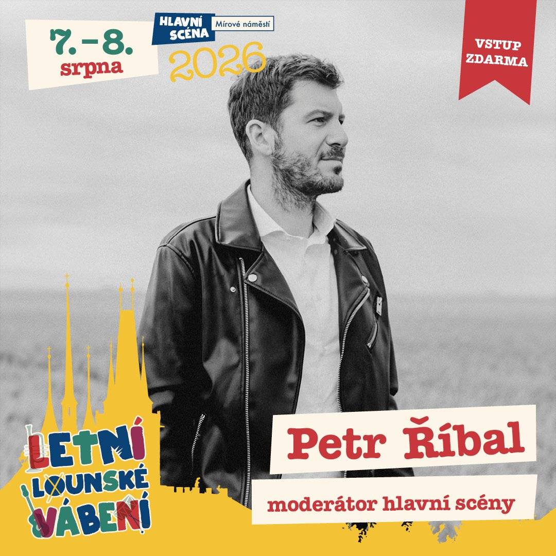Moderátor hlavní scény: Petr Hříbal 🎤 Funkus - lounská kapela, která zahájí letošní program pořádnou dávkou energie a dobré nálady. Domácí muzikanti se postarají o příjemný start festivalového odpoledne. Golf - oblíbená lounská kapela s dlouholetou tradicí. Její repertoár nabízí známé české i zahraniční hity a zaručuje příjemnou atmosféru pro posluchače všech generací. The Silver Spoons  - česká indie-pop-rocková kapela zpívající anglicky, známá svou vysokou energií, tanečními melodiemi a výrazným kytarovým zvukem. Na scéně se prosadila autorskou tvorbou a oceňovanými skladbami. Má vazby na region a její hudba spojuje moderní pop s rockovou energií a pozitivní atmosférou.