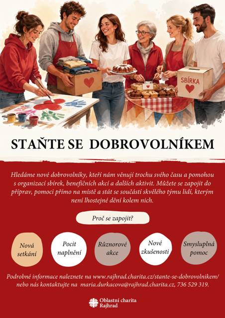 Akce z charity Rajhrad