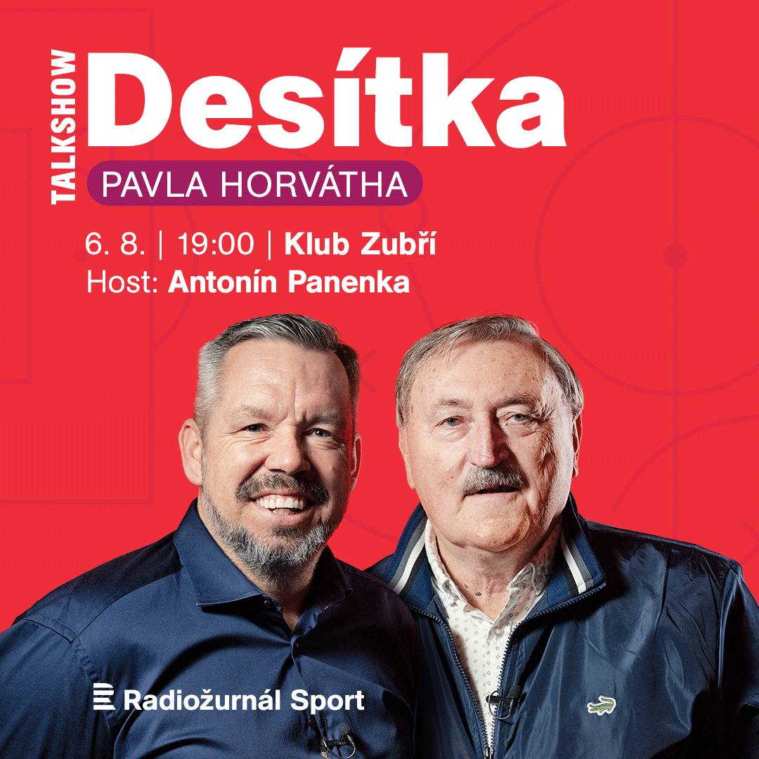Co stojí za úspěchem fotbalových legend? Jaké okamžiky se navždy zapsaly do historie a jaký je pohled dvou výrazných osobností českého sportu na dnešní fotbal? 🏆 Nenechte si ujít večer plný příběhů a vzpomínek bývalého reprezentanta Pavla Horvátha a jeho hosta, kterým bude legenda českého fotbalu Antonín Panenka! ⚽ 📍 Klub Zubří, velký sál 🗓️ 6. 8. | 19:00 🎟️ Vstupné: 290 Kč Vstupenky můžete zakoupit on-line na webových stránkách nebo osobně v kanceláři Klubu Zubří v pondělí a ve středu od 8:00 do 11:30 a od 12:30 do 16:30 hodin.