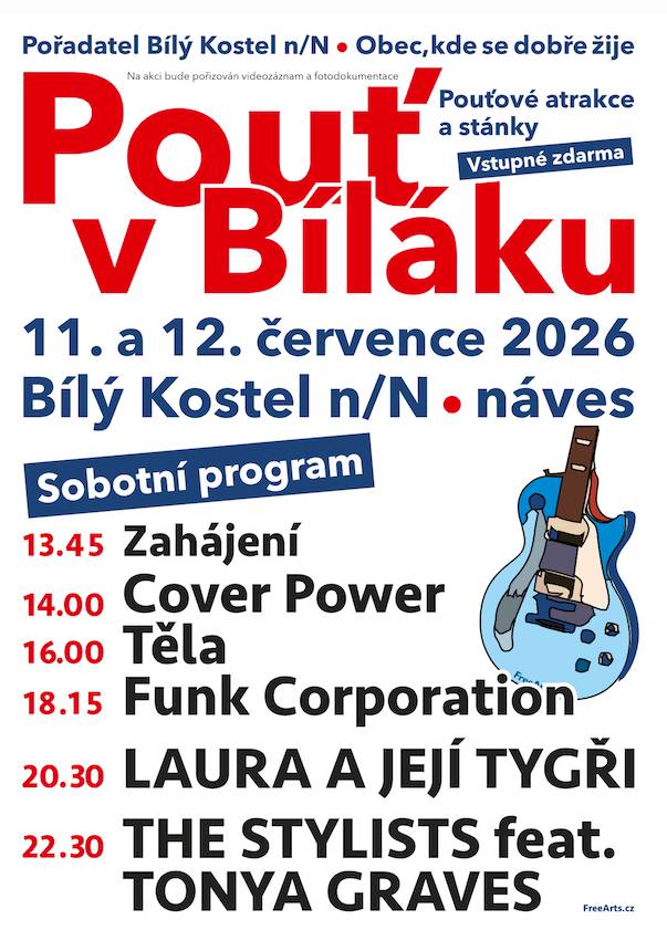 Pouť v Bílém Kostele 11. a 12.7.2026