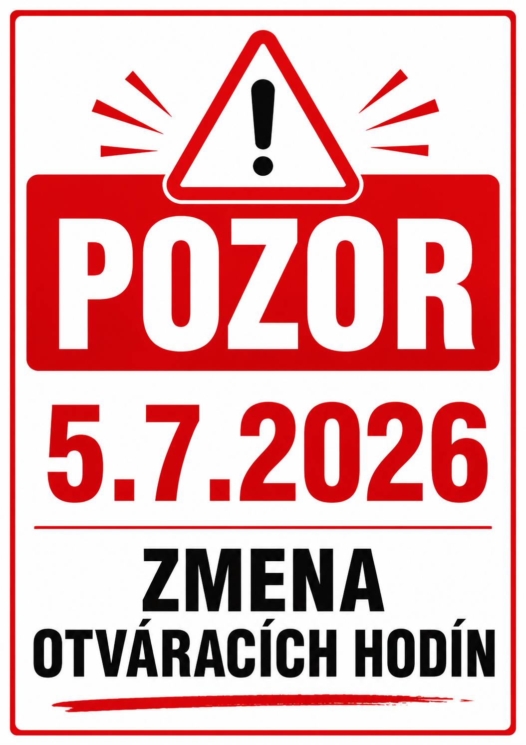 Hostinec Nižný Hrušov bude 5.7.2026 otvorený od 15:00 hod do 22:00 hod.