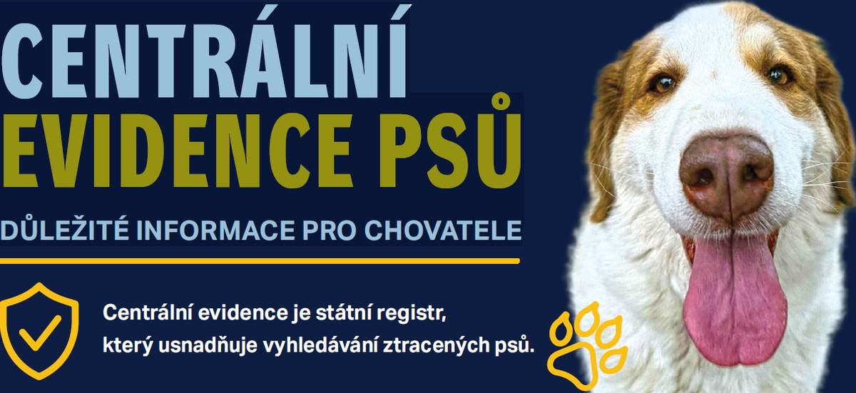 Centrální evidence psů - Důležité informace pro chovatele