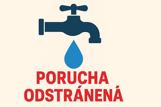 Vážení občania    oznamujeme vám, že  porucha na vodovodnom potrubí bola  v časti cintorína odstránená. Za pochopenie ďakujeme.