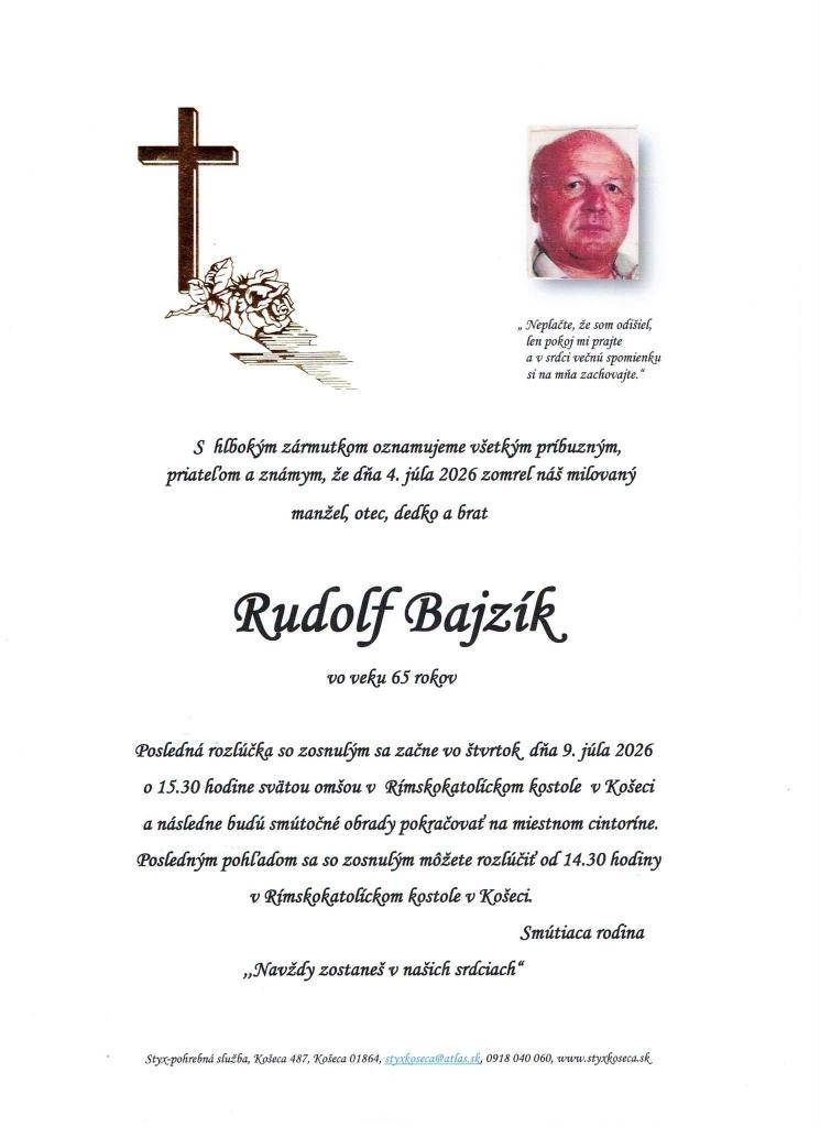 Smútočné oznámenie