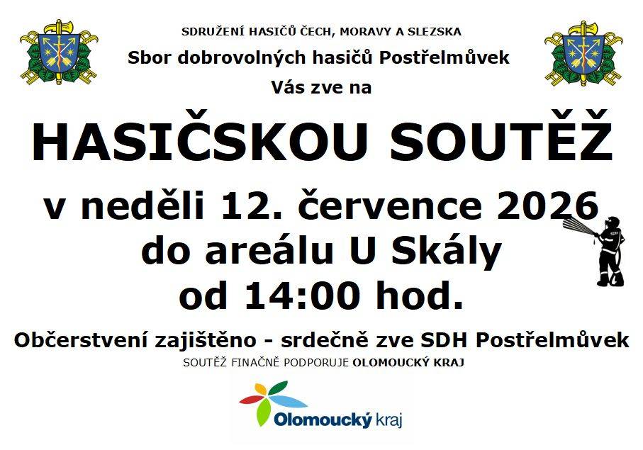 v neděli 12. července 2026 od 14:00 hod. v areálu U Skály