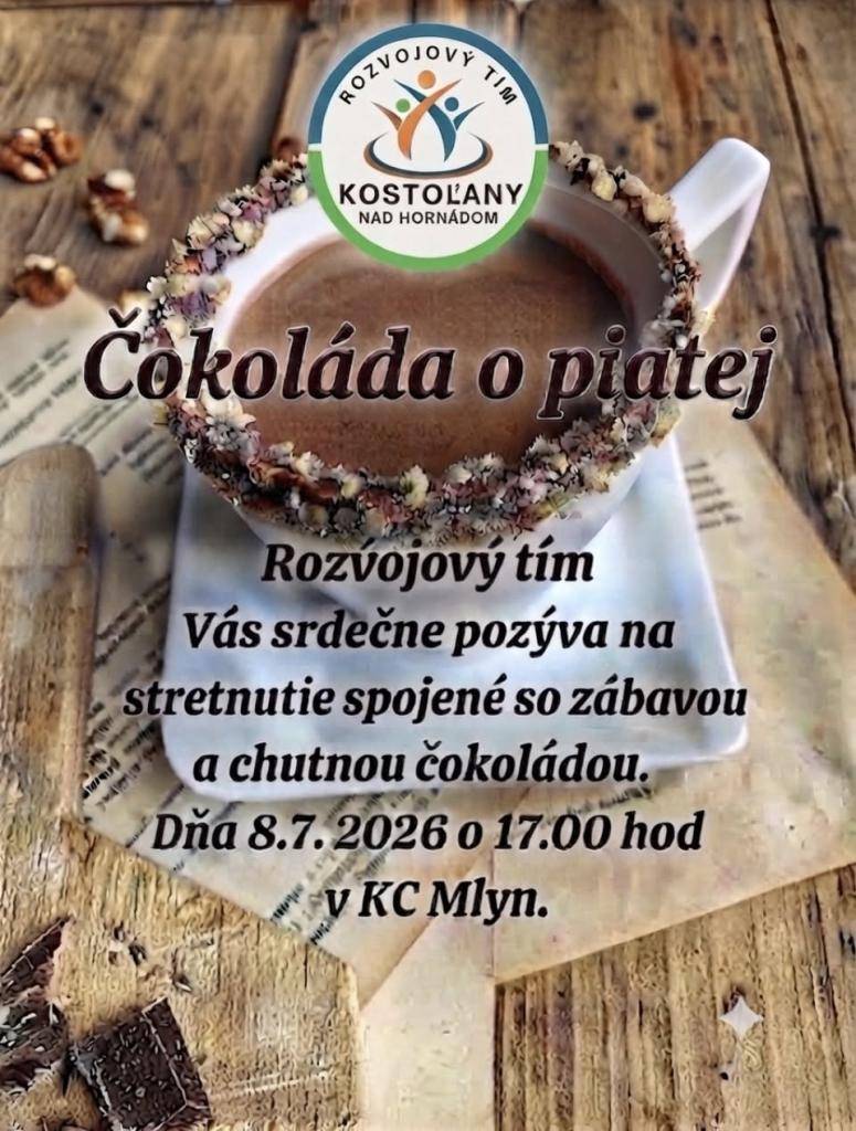 Srdečne Vás pozývame 8.7.2026 o 17.00 hod.