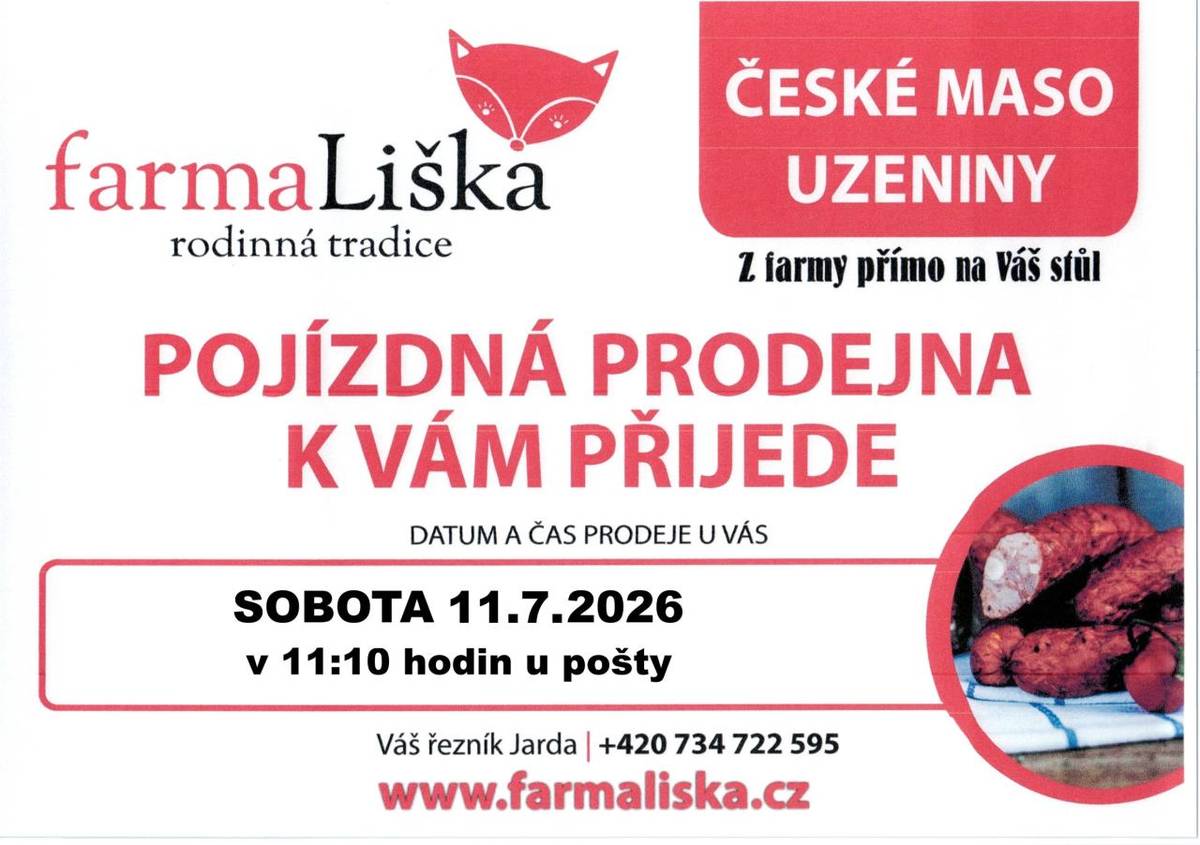 farma Liška - rodinná tradice - české maso a uzeniny z farmy přímo na Váš stůl.