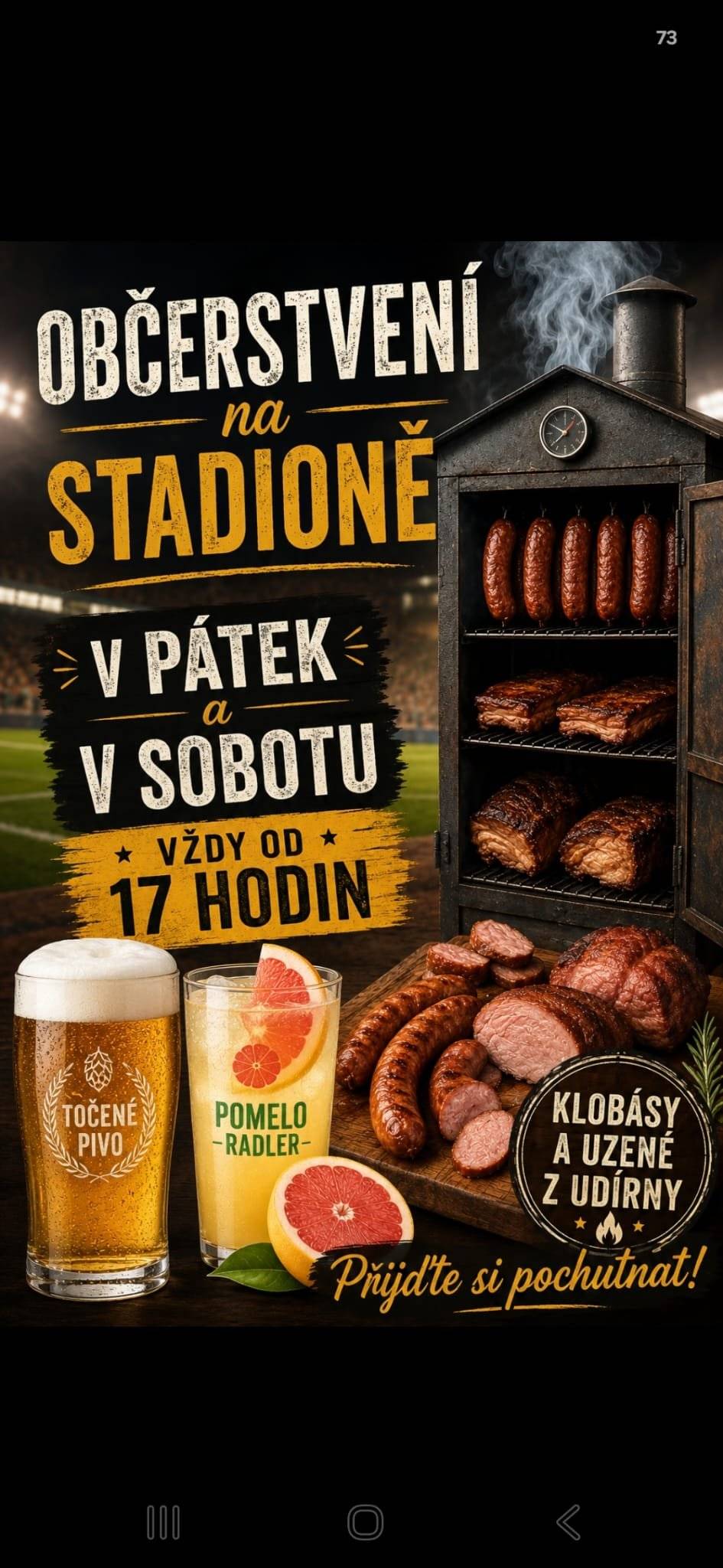 Přijďte s námi posedět  u dobrého občerstvení v pátek 10.července a v sobotu 11.července. Těšíme se na vás.