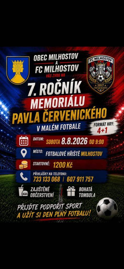 Konání 7. ročníku Memoriálu Pavla Červenickeho