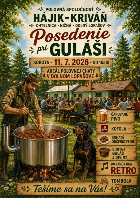 Areál poľovnej chaty v Dolnom Lopašove