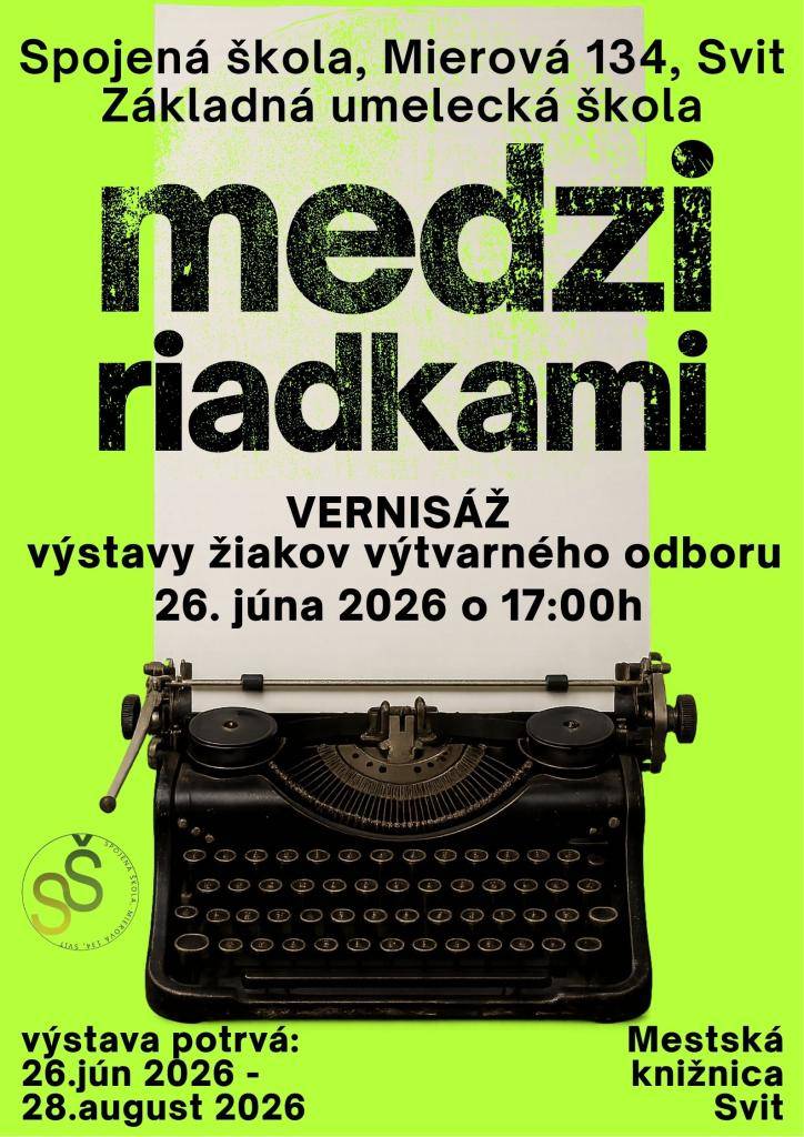 Výstava Základnej umeleckej školy Mierová Svit.