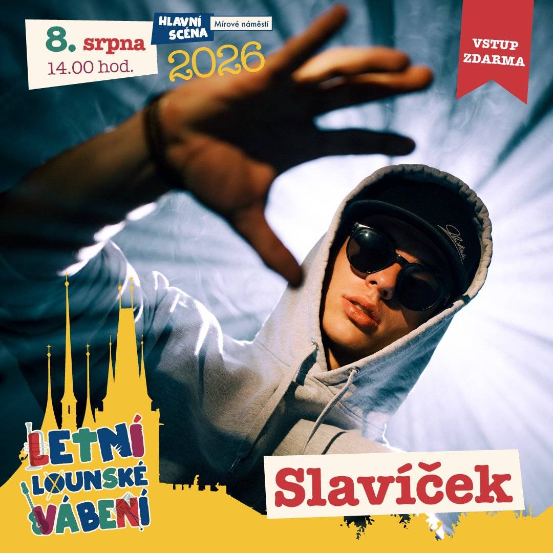 Zasíláme další přehled kapel, které letos vystoupí! 🎸🎺 Slavíček - mladý písničkář a autor, který oslovuje především mladou generaci svými osobitými texty, humorem a autentickým vystupováním s kytarou. Pan Demos – lounská rocková parta, která do svého vystoupení vkládá energii, syrovost i pořádnou dávku muzikantského nadšení. Domácímu publiku je dobře známá z klubových i festivalových pódií. Thom Artway & Band - zpěvák a skladatel oceněný několika hudebními cenami. Jeho písně spojují silné melodie, osobité texty a nezaměnitelný hlas. Lake Malawi - česká indie-popová kapela v čele se zpěvákem Albertem Černým. Má za sebou stovky koncertů po celé Evropě a je známá svým moderním popovým zvukem a silnou koncertní energií. Její hudba spojuje chytlavé melodie, indie prvky a současný pop.