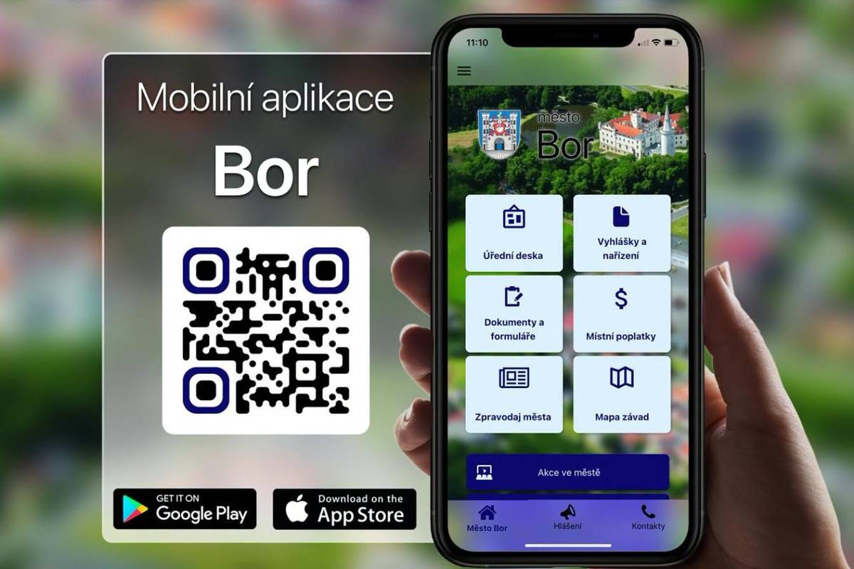 Město Bor spouští novou službu Mapa závad v mobilní aplikaci Bor, která umožňuje občanům jednoduše upozornit na závady a nedostatky ve veřejném prostoru.