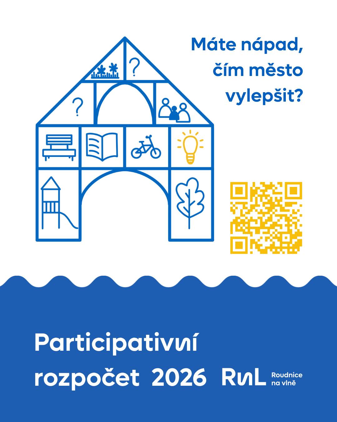 Participativní rozpočet Roudnice na vlně již pomohl na Karlovo náměstí vrátit hodiny, umístit tam mlžnou bránu zpříjemňující horké letní dny i rozběhnout přípravy na opravu kašny a altánu v Tyršově parku. Máte nápad na projekt, který by dále zlepšil život v Roudnici nad Labem? Využijte do 16. srpna příležitosti se s námi o něj podělit!  V rámci agendy Zdravého města Roudnice nad Labem již třetím rokem pokračujeme v projektu participativního rozpočtu Roudnice na vlně, prostřednictvím kterého můžete sami rozhodovat o využití části veřejných peněz. I tentokrát je v městském rozpočtu vyčleněna částka 1 000 000 Kč, určená na realizaci projektů vybraných aktivními občany. Opět proto vyhlašujeme možnost zaslání vlastních námětů do nadcházejícího ročníku.  Máte nápad na projekt, který by dále zpříjemnil život v Roudnici nad Labem? Využijte příležitost a zapojte se na stránce www.roudnicenavlne.cz!  Roudnice nasedla na vlnu spolupráce, zapojení občanů a společného rozhodování o budoucnosti města! Náš životní prostor bychom měli tvořit všichni společně. Proto jsou pro nás Vaše názory a nápady klíčové. Pomozte nám i dál vybírat ty nejlepší záměry k realizaci!