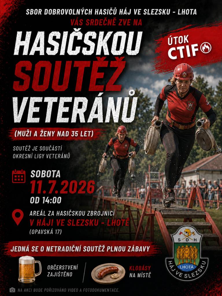 11.7.2026 od 14:00 hod. Háj ve Slezsku - Lhota
