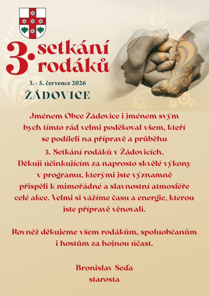 Poděkování