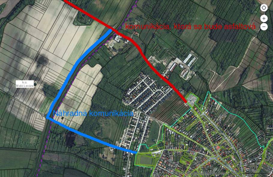 Vážení občania,   od 14. 7. do 28. 7. 2026 bude prebiehať oprava miestnej cesty v úseku od prečerpávacej stanice až po cintorín.  1. týždeň: Frézovanie starého asfaltu 2. týždeň: Kladenie nového asfaltového povrchu  Úsek bude označený prenosným dopravným značením. V prípade úplnej výluky dopravy využite náhradnú obchádzkovú trasu (viď priložená mapka).   Ďakujeme za trpezlivosť a ohľaduplnosť.