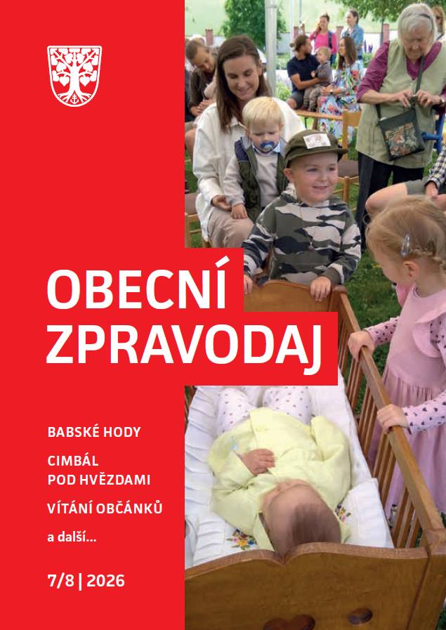 Zpravodaj obce v digitální podobě je k dispozici na stránkách či v aplikaci V OBRAZE.  Pěkné léto přejeme