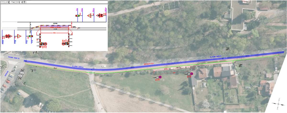 Dle sdělení zhotovitelské společnosti T.O.O., spol. s r.o. budou ode dnešního dne, tj. 07.07.2026 probíhat na ulici Ondrova (úsek od křižovatky ul. Rekreační směrem k Bystrci) výkopové práce - pokládka VN a NN.  Práce budou probíhat formou posuvného pracovního místa po 100m. V čase prací bude v daném místě umístěn dynamický semafor, který máme slíbeno, že bude vždy po ukončení práce odsunut. Přesto nelze vyloučit dopravní komplikace. Stavbu řídí společnost T.O.O., spol. s r.o.  ÚMČ Brno-Kníničky