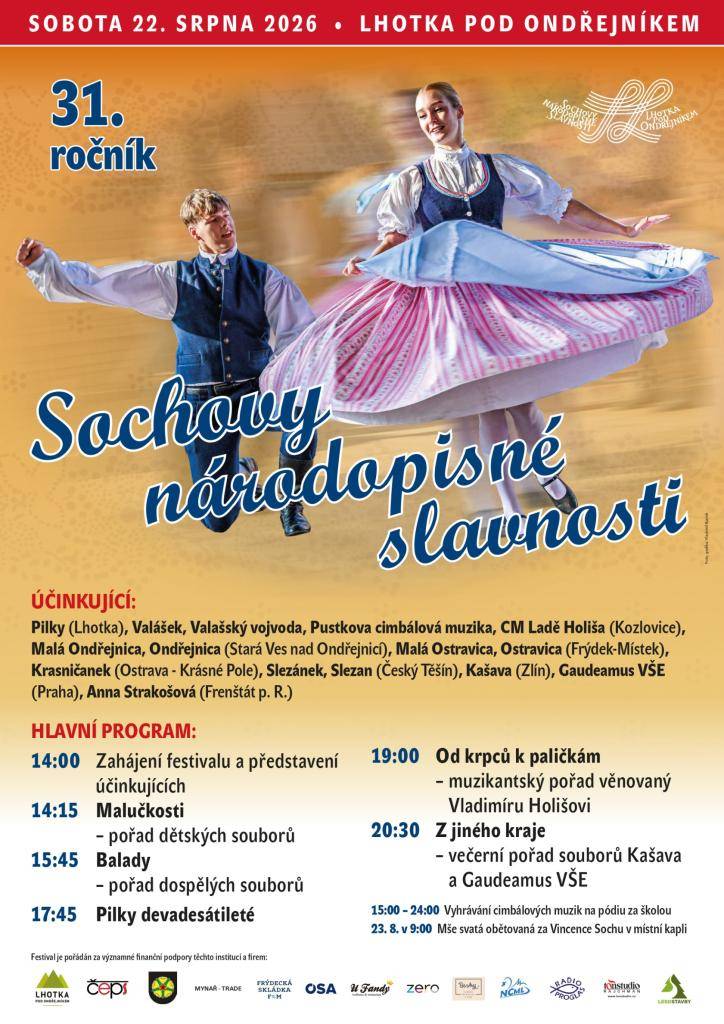v sobotu 22. srpna 2026 od 14.00