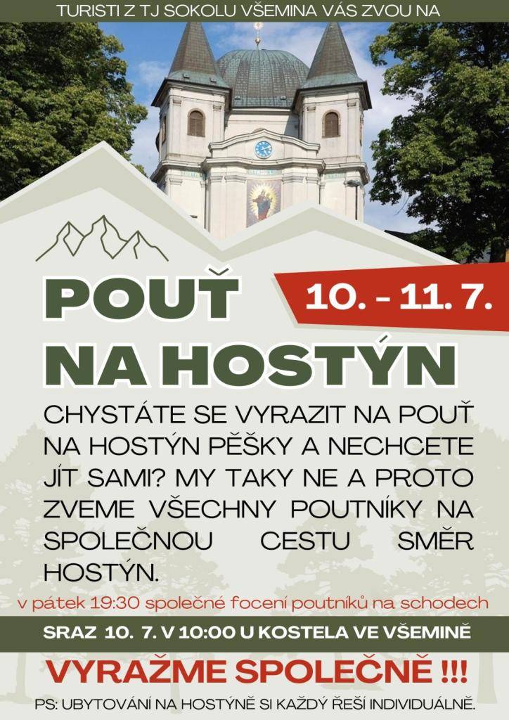 POUŤ NA HOSTÝN, ČISTÍRNA PEŘÍ