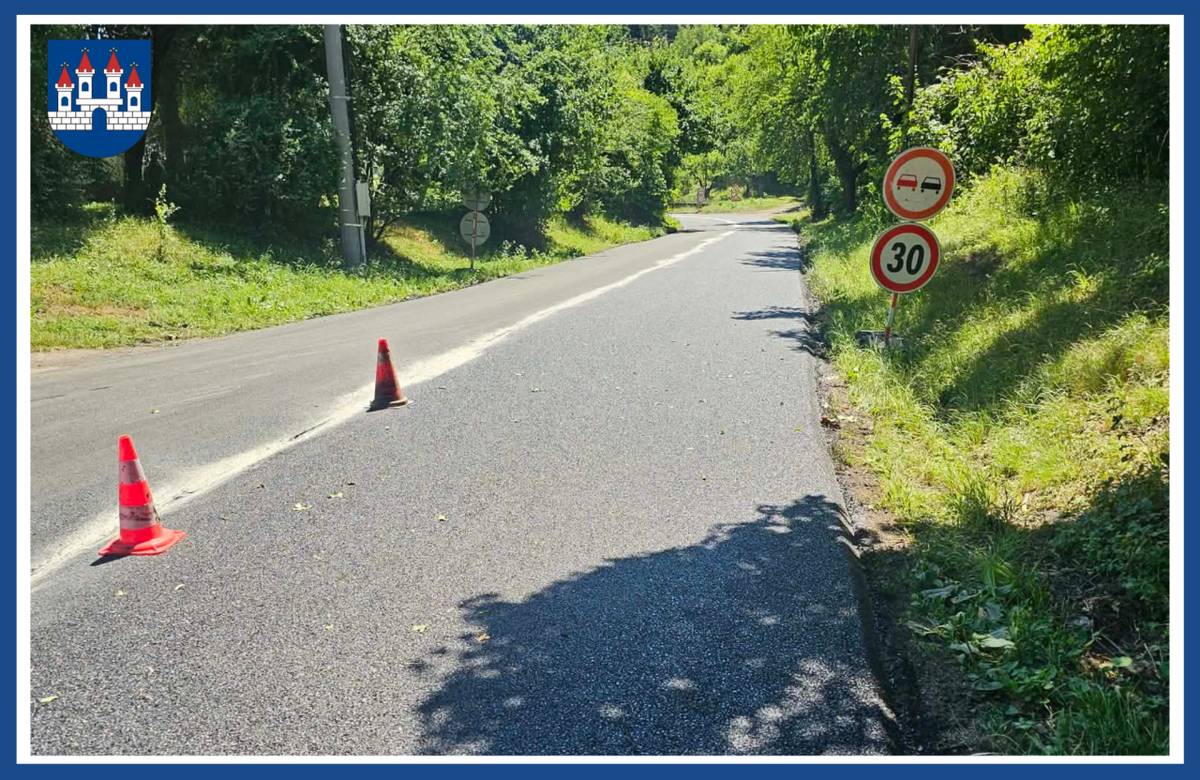 Rekonštrukcia cesty III. triedy na sídlisku Skala je úspešne dokončená. Vozovka je plne prejazdná.