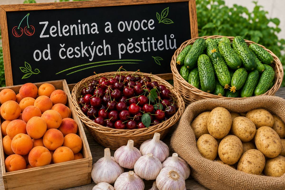 U budovy bývalé ZŠ čp. 45 Moravské meruňky - 89 Kč Třešně - 99 Kč Nové brambory - 15 Kč Okurky nakladačky - 39 Kč Český česnek - 20 Kč/palička p. Dvořák, tel. 722 674 251