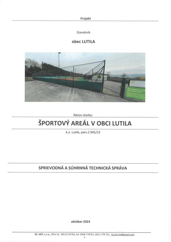 Milí Lutilčania,  máme pre Vás opäť pozitívnu správu. Obec Lutila prostredníctvom starostu podpísala  s Fondom na podporu športu zmluvu o príspevku na rekonštrukciu športového povrchu tenisových kurtov. Ďakujeme FNPŠ za výber a podporu našej žiadosti finančnou čiastkou         109.916,00 EUR.