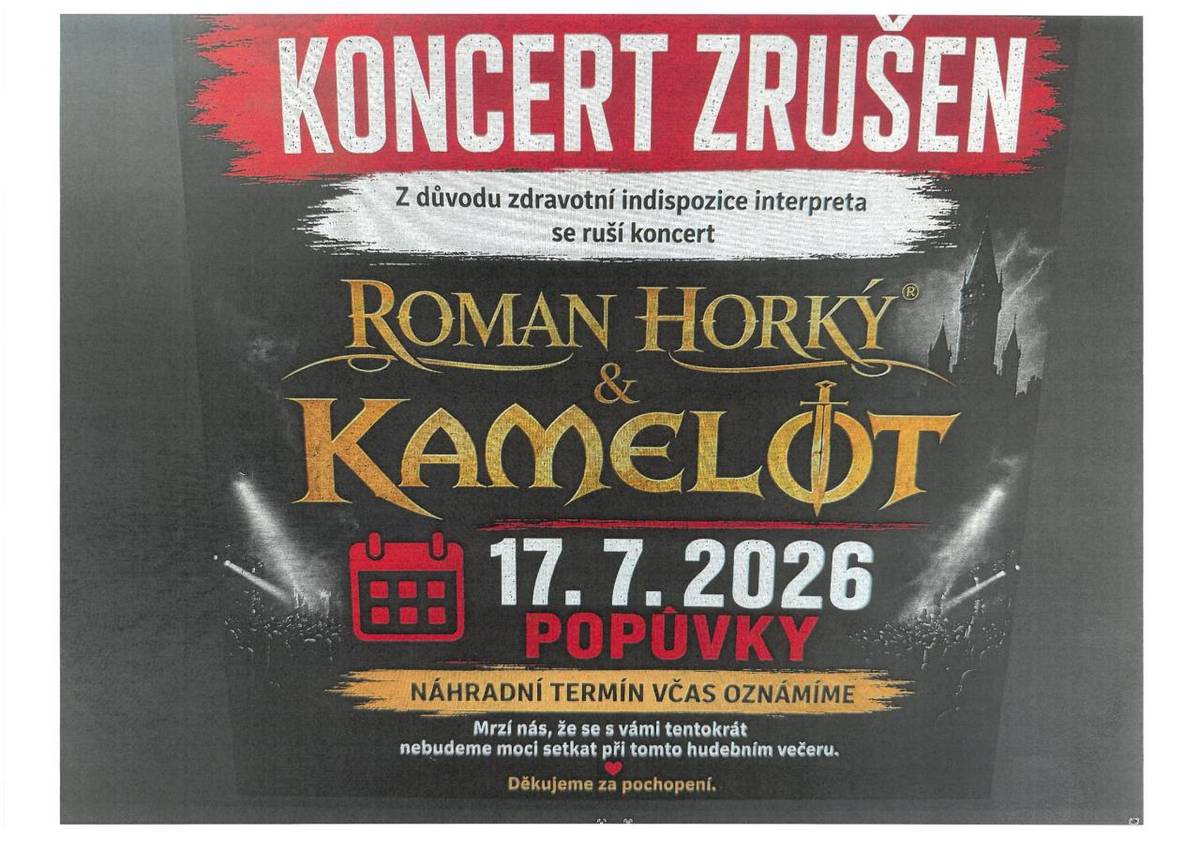 Koncert zruše