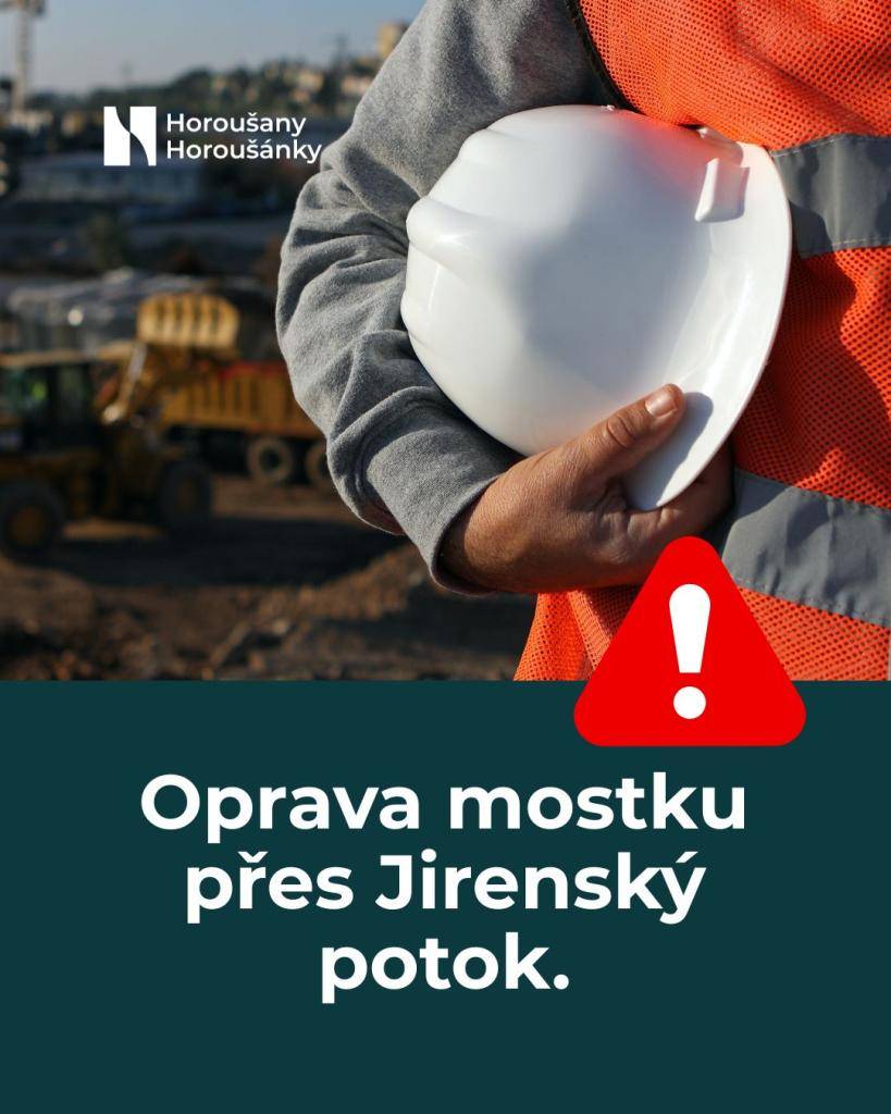 Oprava mostku přes Jirenský potok 7. 7. 2026 - 30. 11. 2026