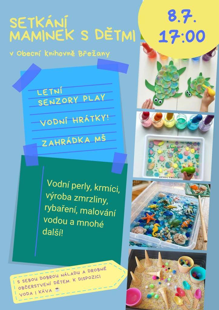 Knihovna zve všechny maminky i tatínky s malými dětmi na setkání plné smyslohraní.