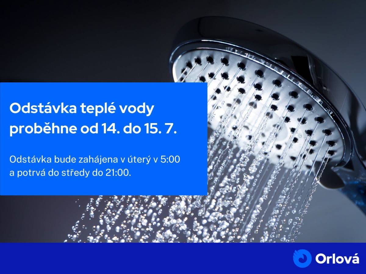 Připomínáme občanům plánovanou odstávku dodávky tepelné energie a teplé vody v Orlové. Odstávka bude zahájena v úterý 14. července v 5 hodin a potrvá do středy 15. července do 21 hodin. Důvodem odstávky jsou plánované opravy a údržbové práce na technologickém zařízení společnosti ČEZ Teplárenská, které nelze provádět za běžného...