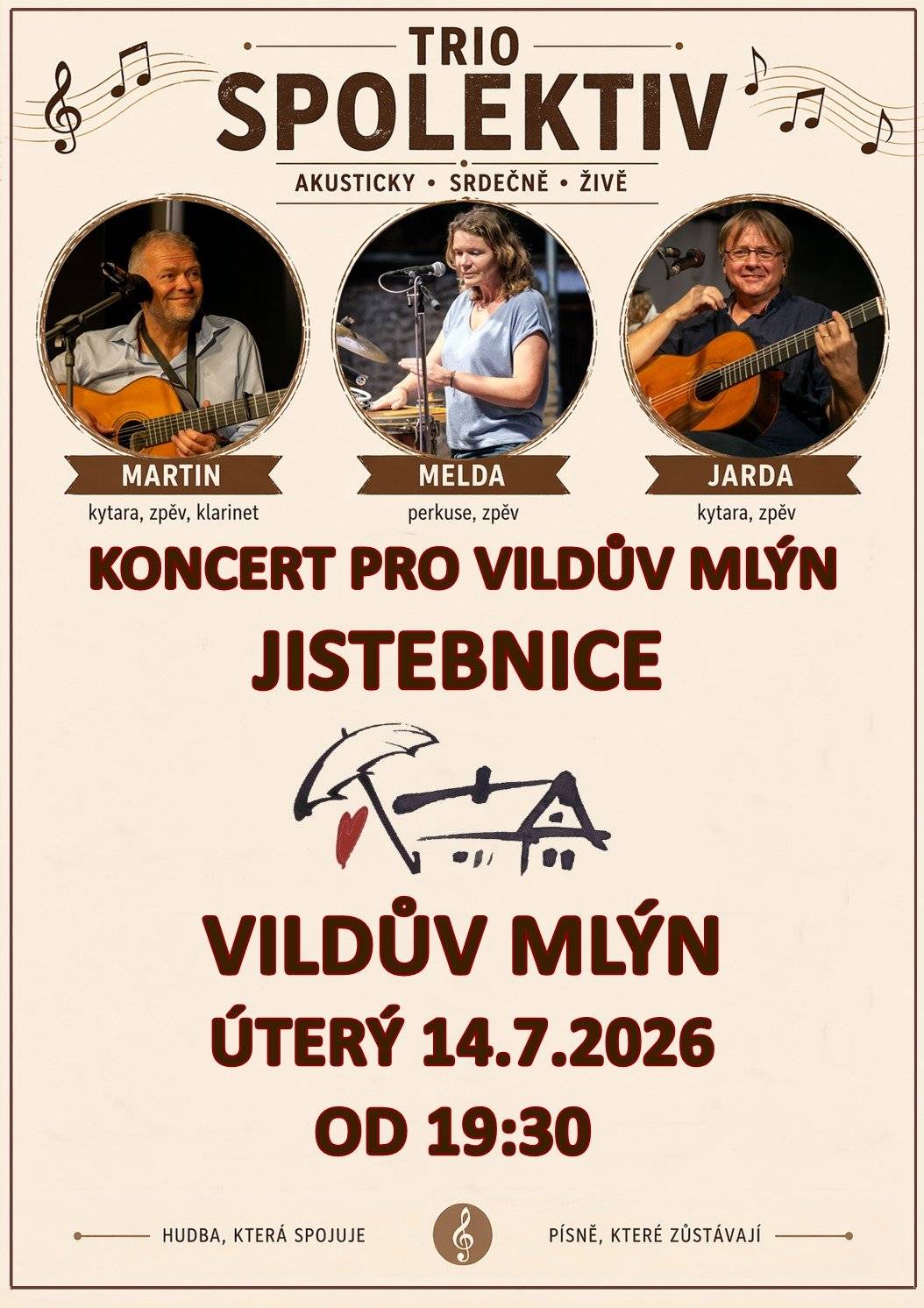 14. července 2026 od 19:30 hod. - Vildův mlýn Jistebnice