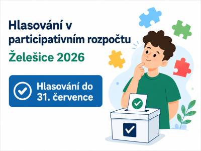 Pojďte se společně s námi již 4. rok podílet na rozvoji naší obce! Do 31. července 2026 včetně můžete hlasovat o projektech v rámci participativního rozpočtu pro rok 2026. Více informací v článku.